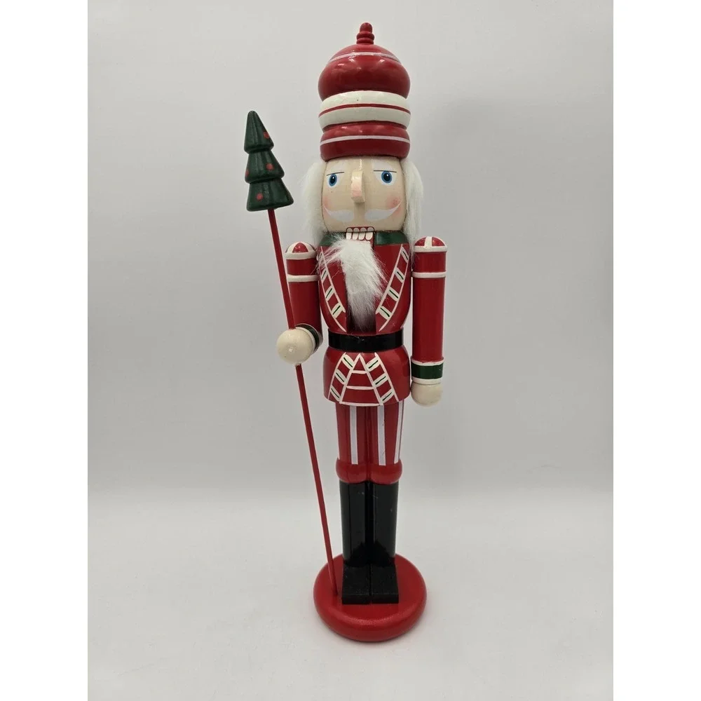 Holiday‎ Elegance Wooden Nutcracker Red 16